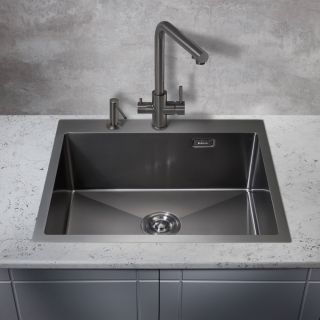 Мойка для кухни Milacio Дения 59 MC.77499 сталь воронёная