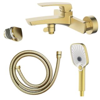 Смеситель для ванны Azario Conda AZ-K3011MG золото матовое