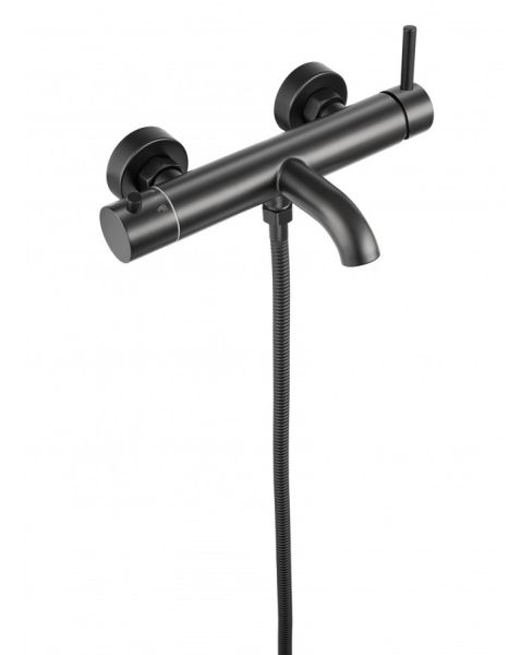 Смеситель для ванны с душем Milacio MCU MCU.350.MB чёрный матовый