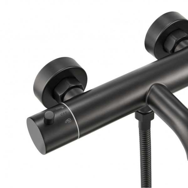 Смеситель для ванны с душем Milacio MCU MCU.350.MB чёрный матовый