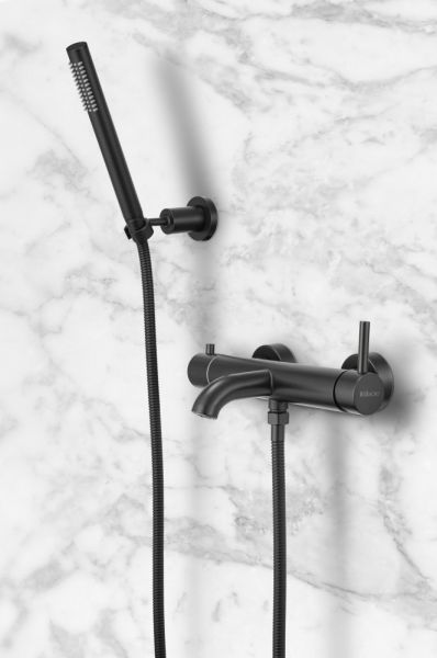 Смеситель для ванны с душем Milacio MCU MCU.350.MB чёрный матовый