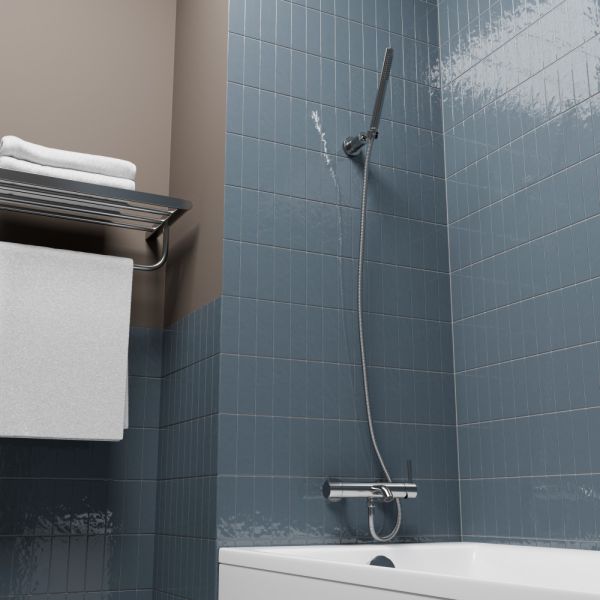 Смеситель для ванны с душем Milacio MCU MCU.350.SS нержавеющая сталь