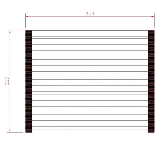 Ролл-мат для кухонной мойки Milacio Ultra MCU.4533.SS нержавеющая сталь