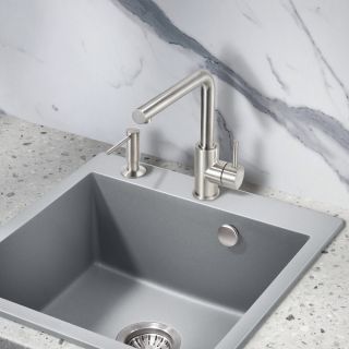 Смеситель для кухни Milacio Ultra MCU.555.SS нержавеющая сталь