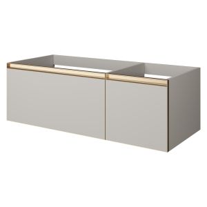 Тумба под раковину Armadi Art Quatro 790-M2-120-CM-MG 120 см кашемир/золото матовое