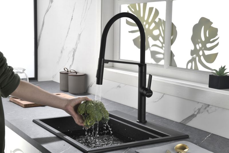 Смеситель для кухни Paulmark Barrel Ba214029-AN антрацит