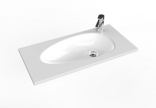 Мебельная раковина Roca Pluma ZRU9310299 80 см белый
