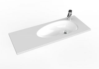 Мебельная раковина Roca Pluma ZRU9310300 100 см белый