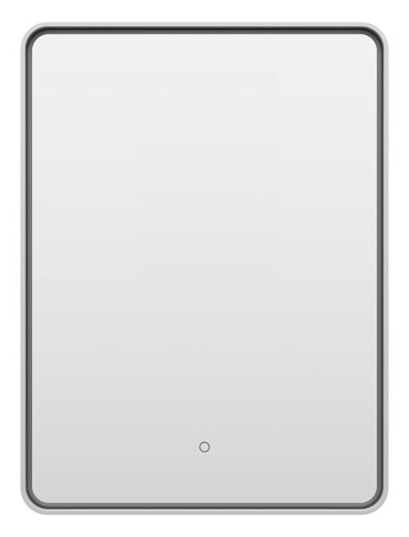 Зеркало с подсветкой Brevita Mercury MER-Rett6-060/80-platinum 60см платина
