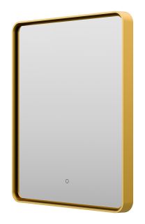 Зеркало с подсветкой Brevita Mercury MER-Rett6-060/80-gold 60см золото Зеркало с подсветкой Brevita Mercury MER-Rett6-060/80-gold 60см золото