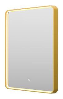 Зеркало с подсветкой Brevita Mercury MER-Rett6-060/80-gold 60см золото Зеркало с подсветкой Brevita Mercury MER-Rett6-060/80-gold 60см золото