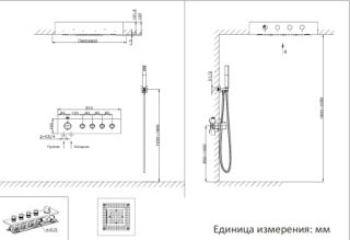 Душевая система AltroBagno Metropoli 040403 Cr хром Душевая система AltroBagno Metropoli 040403 Cr хром