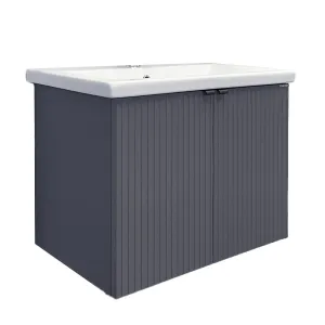 Тумба с раковиной Comforty Лима 00-00015478 70 см антрацит