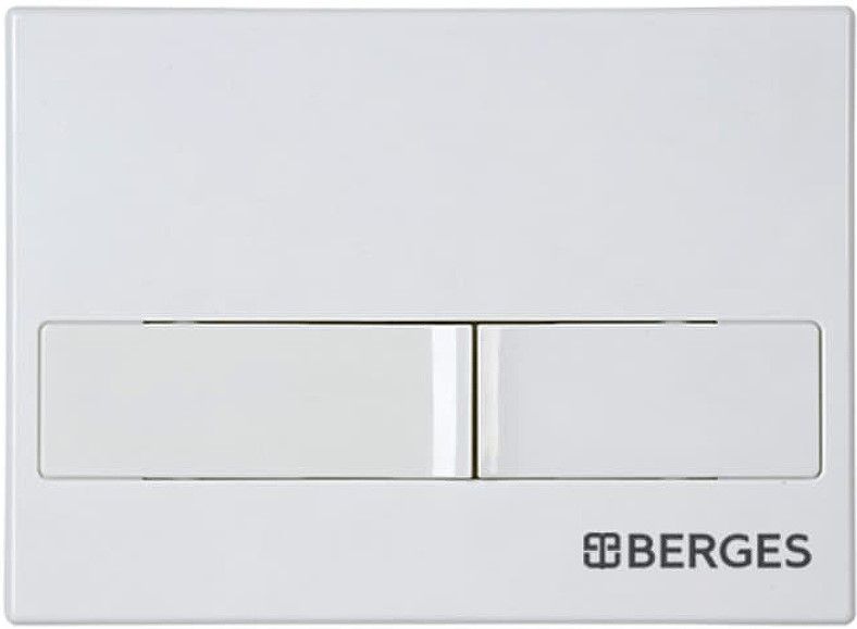 Комплект Berges 4в1 042436: инсталляция NOVUM кнопка L1 белая унитаз Albit S сиденье Top Slim SO