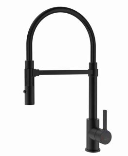 Смеситель для кухни Rose R133H чёрный матовый Смеситель для кухни Rose R133H чёрный матовый
