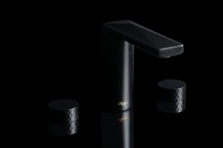 Смеситель для раковины Boheme Venturo 150-B-DIAMOND чёрный Смеситель для раковины Boheme Venturo 150-B-DIAMOND чёрный