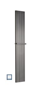 Полотенцесушитель электрический Boheme Flat 725-SGM 25x150 см оружейная сталь глянец