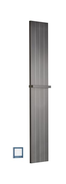 Полотенцесушитель электрический Boheme Flat 725-SGM 25x150 см оружейная сталь глянец Полотенцесушитель электрический Boheme Flat 725-SGM 25x150 см оружейная сталь глянец
