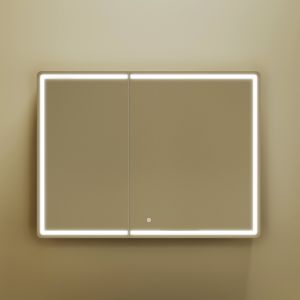 Зеркальный шкаф с LED подсветкой Sancos Mirror MI100ECH 99см дуб чарльстон