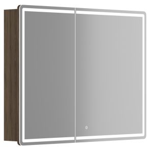 Зеркальный шкаф с LED подсветкой Sancos Mirror MI100ECH 99см дуб чарльстон