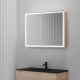 Зеркальный шкаф с LED подсветкой Sancos Mirror MI100EG 99см дуб галифакс натуральный Зеркальный шкаф с LED подсветкой Sancos Mirror MI100EG 99см дуб галифакс натуральный