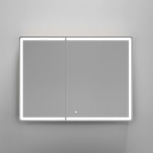Зеркальный шкаф с LED подсветкой Sancos Mirror MI100EG 99см дуб галифакс натуральный