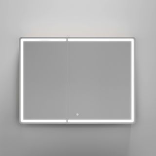 Зеркальный шкаф с LED подсветкой Sancos Mirror MI100EG 99см дуб галифакс натуральный Зеркальный шкаф с LED подсветкой Sancos Mirror MI100EG 99см дуб галифакс натуральный
