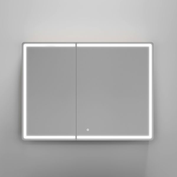 Зеркальный шкаф с LED подсветкой Sancos Mirror MI100EG 99см дуб галифакс натуральный Зеркальный шкаф с LED подсветкой Sancos Mirror MI100EG 99см дуб галифакс натуральный