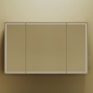 Зеркальный шкаф с LED подсветкой Sancos Mirror MI120ECH 119см дуб чарльстон