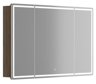 Зеркальный шкаф с LED подсветкой Sancos Mirror MI120ECH 119см дуб чарльстон Зеркальный шкаф с LED подсветкой Sancos Mirror MI120ECH 119см дуб чарльстон