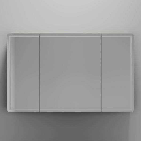 Зеркальный шкаф с LED подсветкой Sancos Mirror MI120EG 119см дуб галифакс натуральный