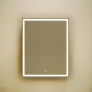 Зеркальный шкаф с LED подсветкой Sancos Mirror MI60ECH 59см дуб чарльстон Зеркальный шкаф с LED подсветкой Sancos Mirror MI60ECH 59см дуб чарльстон