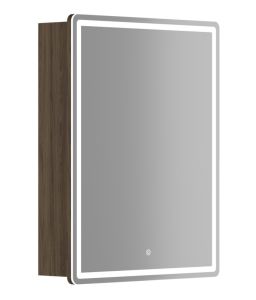 Зеркальный шкаф с LED подсветкой Sancos Mirror MI60ECH 59см дуб чарльстон