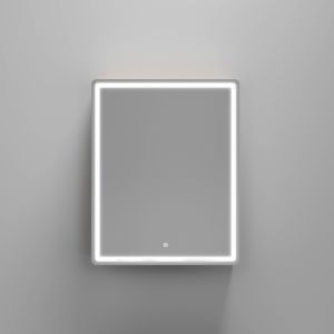 Зеркальный шкаф с LED подсветкой Sancos Mirror MI60EG 59см дуб галифакс натуральный