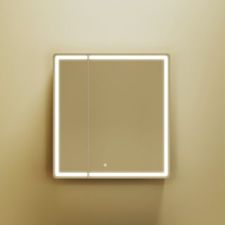 Зеркальный шкаф для ванной с подсветкой Sancos Mirror MI70ECH 70 см дуб чарльстон Зеркальный шкаф для ванной с подсветкой Sancos Mirror MI70ECH 70 см дуб чарльстон