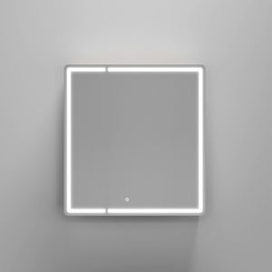 Зеркальный шкаф для ванной с подсветкой Sancos Mirror MI70EG 70 см дуб галифакс натуральный