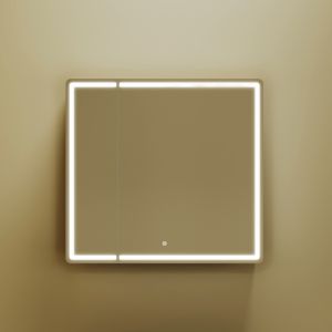 Зеркальный шкаф с LED подсветкой Sancos Mirror MI80ECH 79см дуб чарльстон