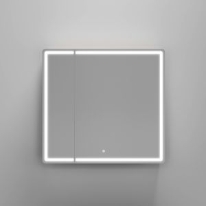 Зеркальный шкаф с LED подсветкой Sancos Mirror MI80EG 79см дуб галифакс натуральный