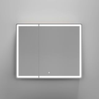 Зеркальный шкаф с LED подсветкой Sancos Mirror MI90EG 89см дуб галифакс натуральный Зеркальный шкаф с LED подсветкой Sancos Mirror MI90EG 89см дуб галифакс натуральный