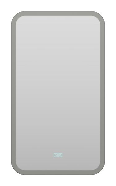 Зеркало с подсветкой Misty Мирах 40см белый