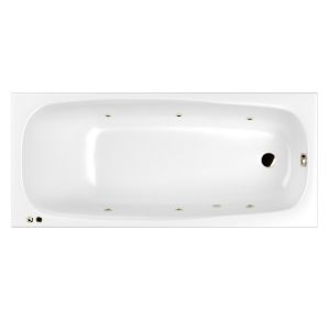 Гидромассажная ванна WHITECROSS Layla Slim 0122.180080.100.SOFT.BR 180x80 см Soft бронза