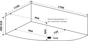 Акриловая ванна Azario Микона МИВ0004 170х110