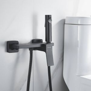 Гигиенический душ со смесителем Shevanik S6105H-1 чёрный