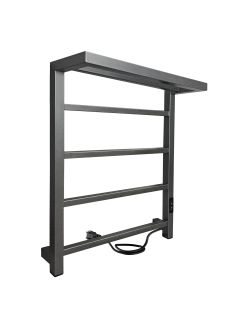 Полотенцесушитель электрический Indigo Форма LEF60-50GFMRt 50x60 см графит металлик