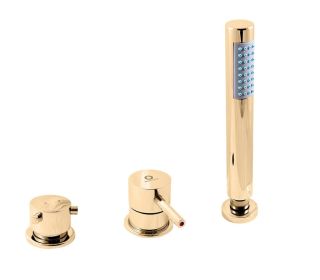 Смеситель на борт ванны Rav Slezak Seina SE975.5PZ золото