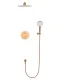 Душевой комплект Wonzon & Woghand Stick WW-88929010-RG с термостатом розовое золото
