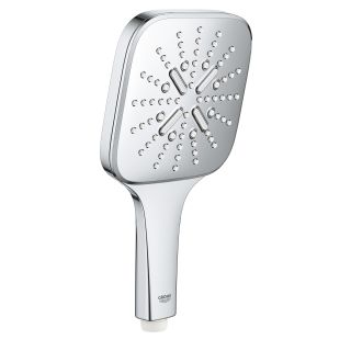 Душевой гарнитур Grohe Rainshower SmartActive Cube 130 26584LS0 с мыльницей три режима струи белая луна/хром