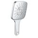 Душевой гарнитур Grohe Rainshower SmartActive Cube 130 26584LS0 с мыльницей три режима струи белая луна/хром