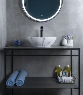 Раковина Gid Mnc138C 54473 накладная под камень глянцевая 41x34x15 Раковина Gid Mnc138C 54473 накладная под камень глянцевая 41x34x15