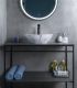 Раковина Gid Mnc138C 54473 накладная под камень глянцевая 41x34x15